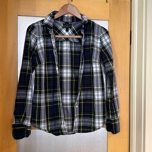 J Crew plaid Perfect shirt